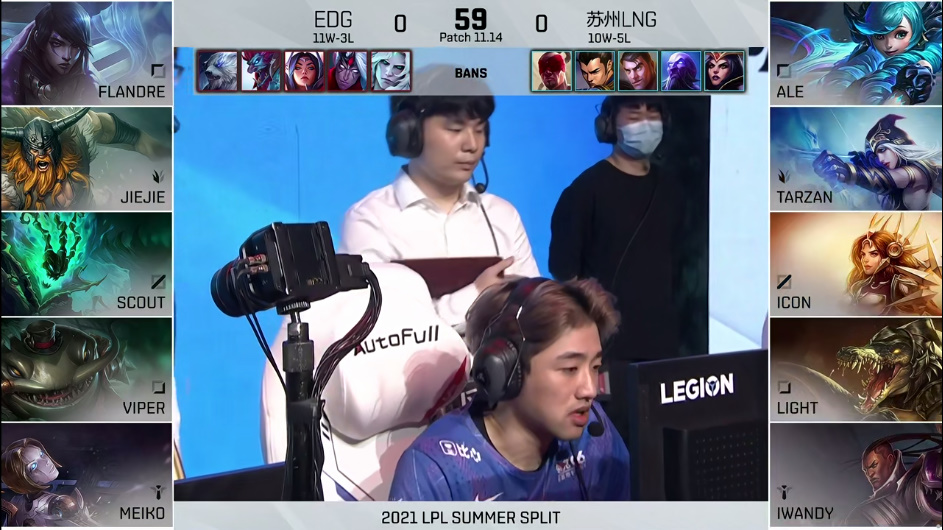 【LPL夏季赛 LNG 1:2 EDG】EDG中野完美联动助队伍拿下决胜局胜利！